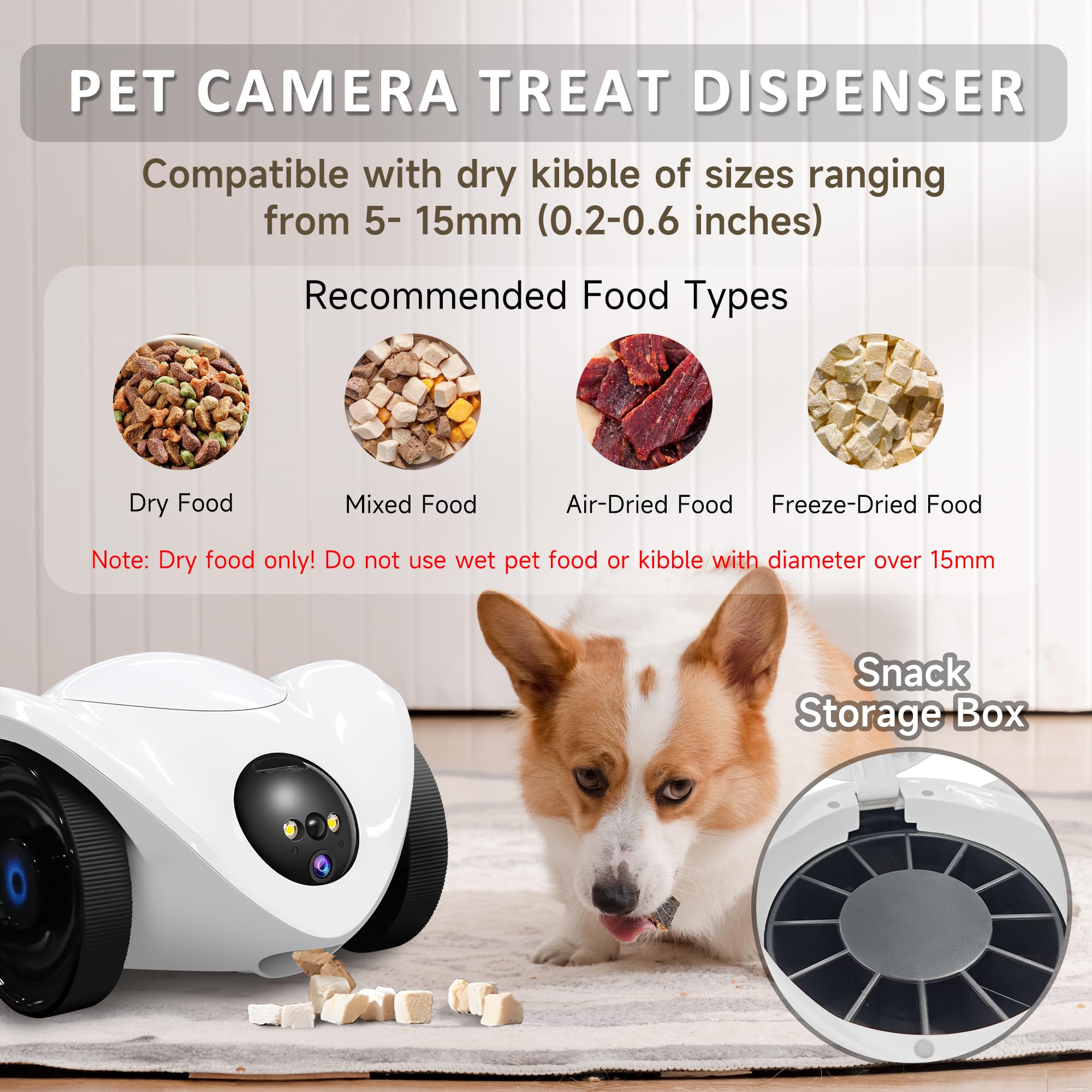 OROMVO dual-lenses offer simultaneous feeds for better pet monitoring