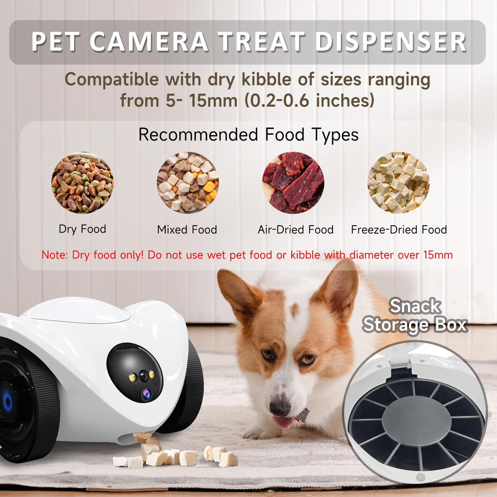 OROMVO dual-lenses offer simultaneous feeds for better pet monitoring
