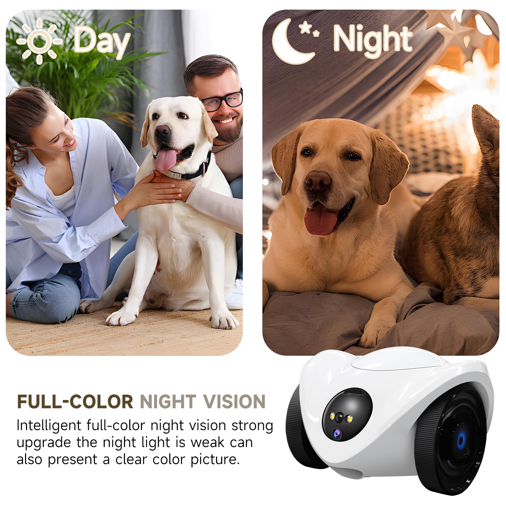 OROMVO integrated laser pointer for interactive play sessions