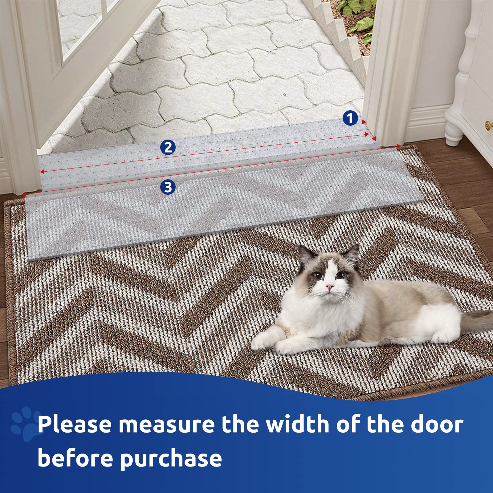 Oroonoko carpet protector anti-movement backing keeps it steady during use