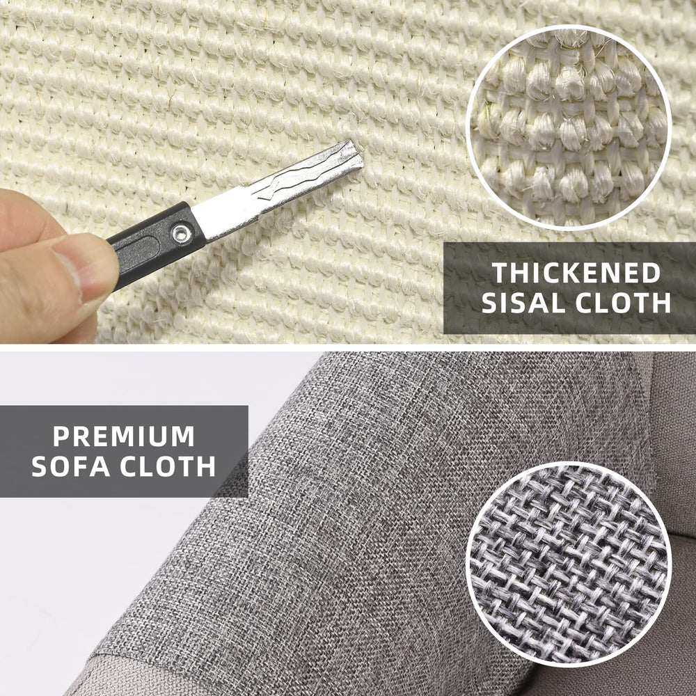 Oroonoko cat scratch couch protector furniture protection with natural sisal