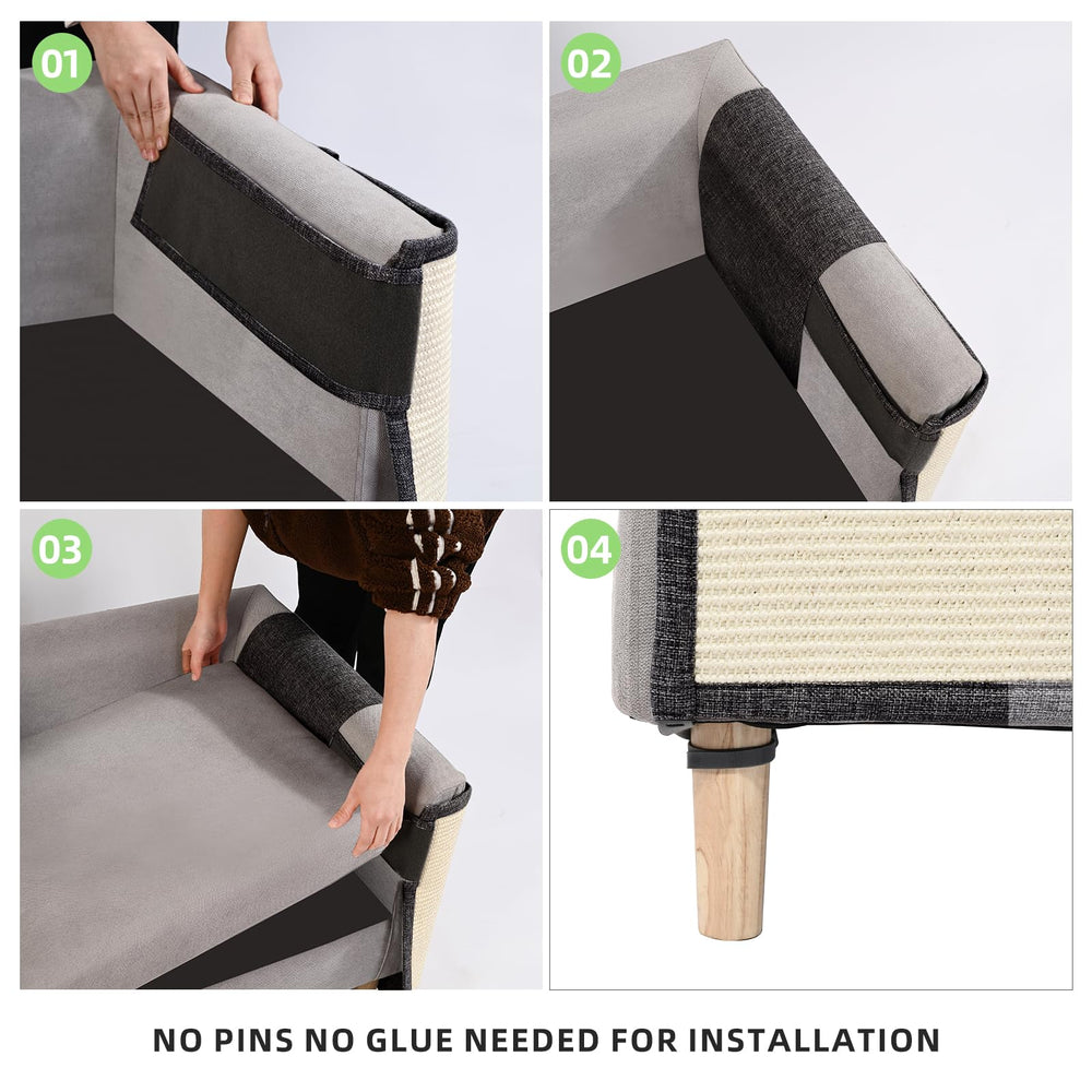 Oroonoko left-hand design fits seating and protects your side while lounging.