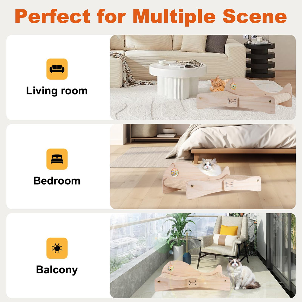 Oroonoko dense sisal fibers provide breathable scratch surface for cats