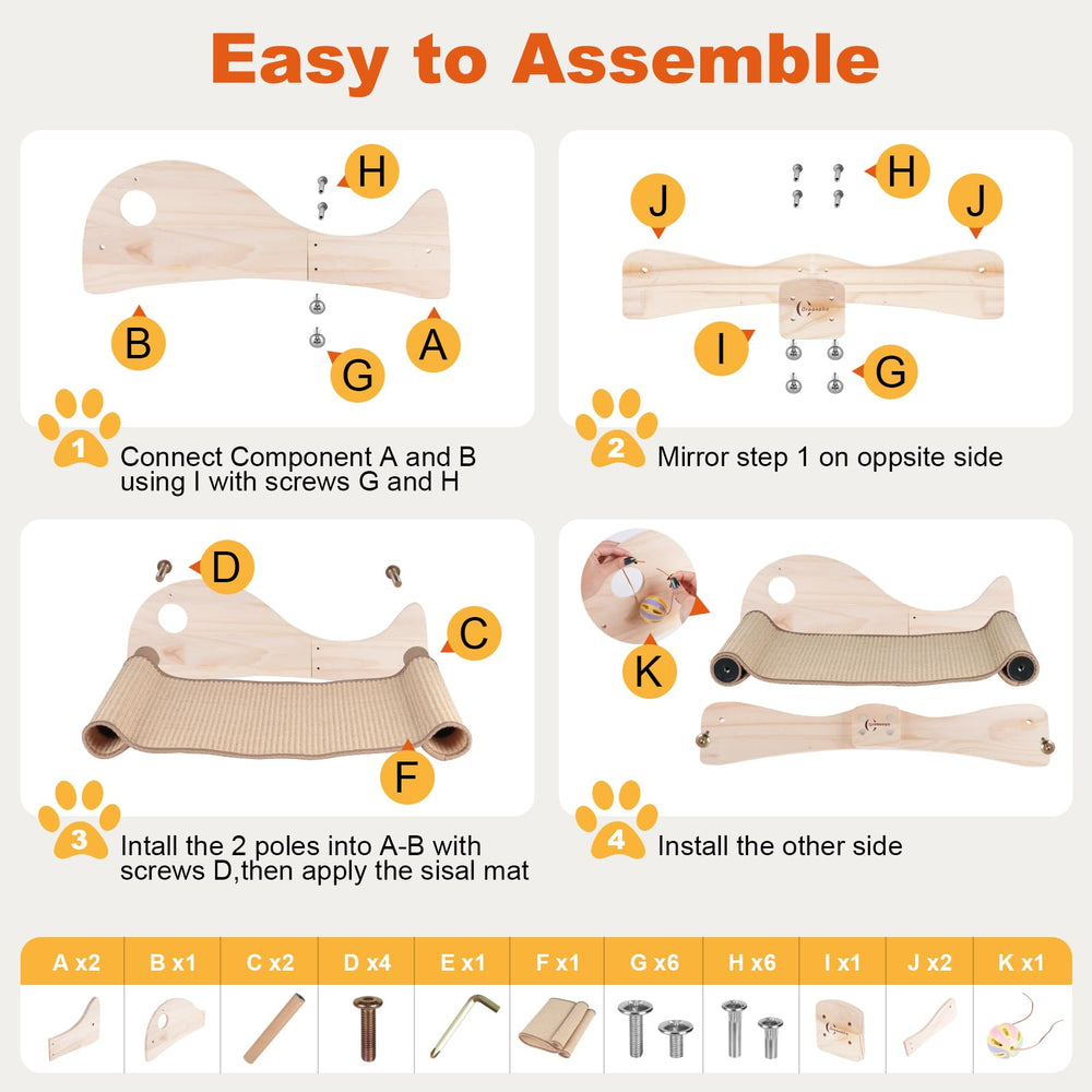 Oroonoko large scratcher suited for big cats and multi-cat households
