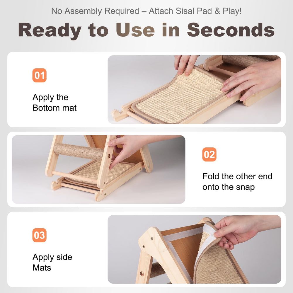 Oroonoko sisal pad pair delivers durable scratching surfaces