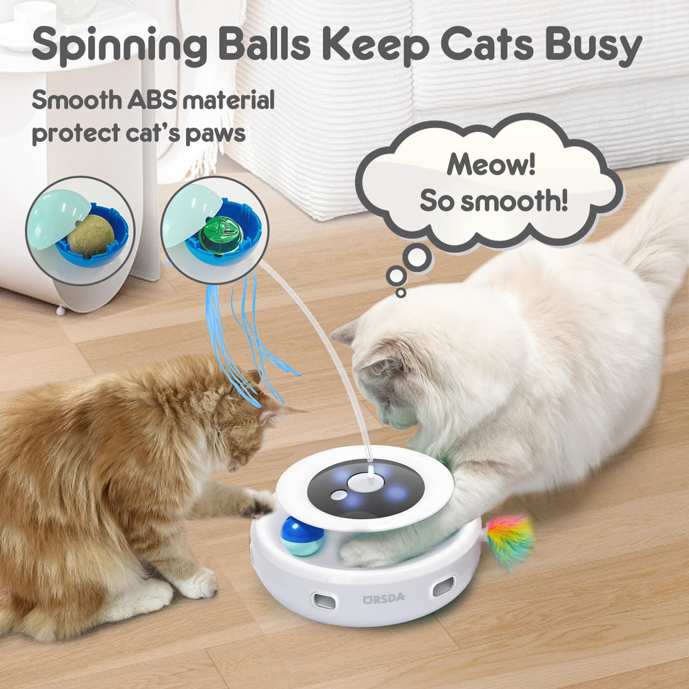ORSDA cat toy ABS construction keeps paws safe during play