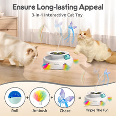 ORSDA cat toy fluttering butterfly boosts chase and engagement