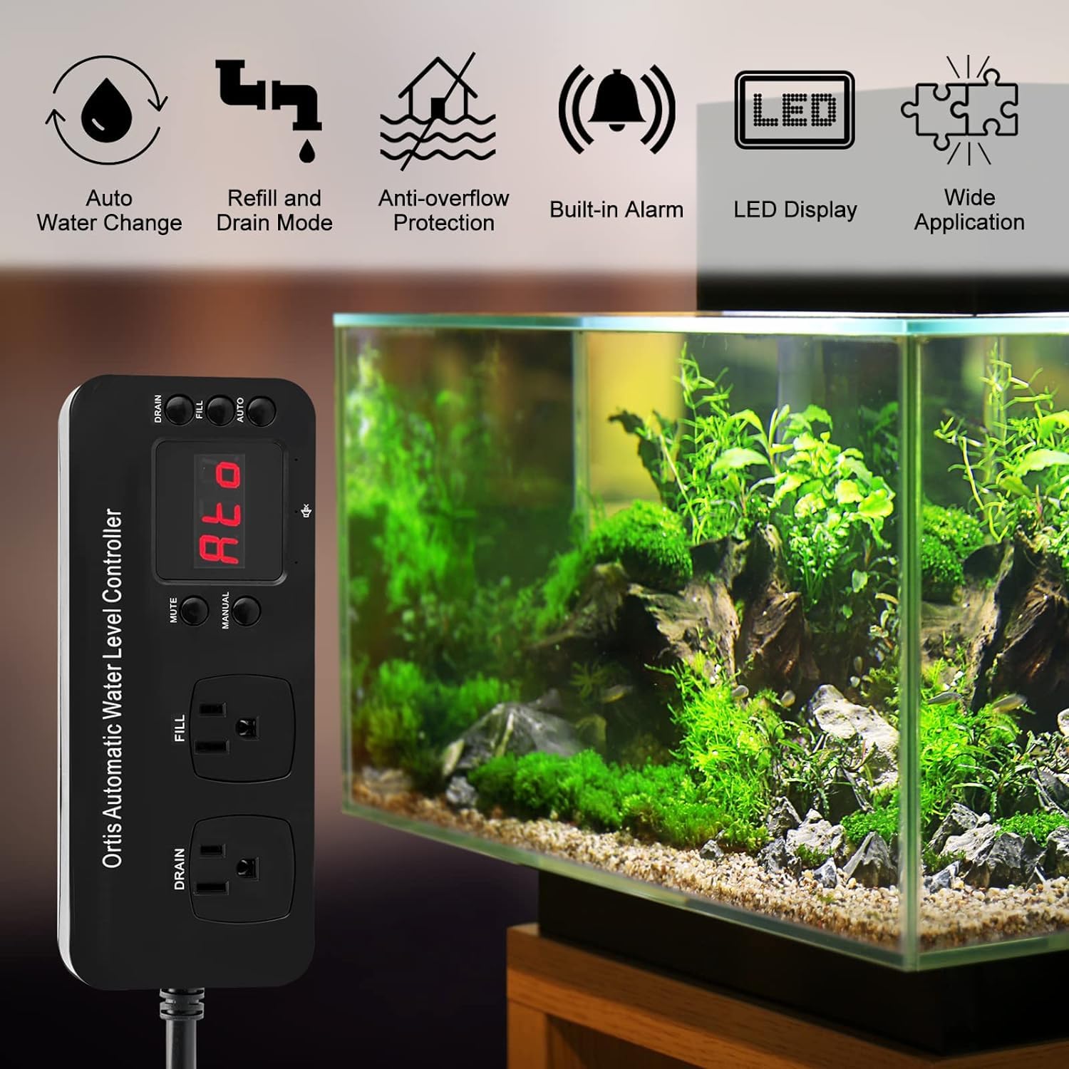 Ortis stainless steel sensors stay reliable over years of mineral-rich water.