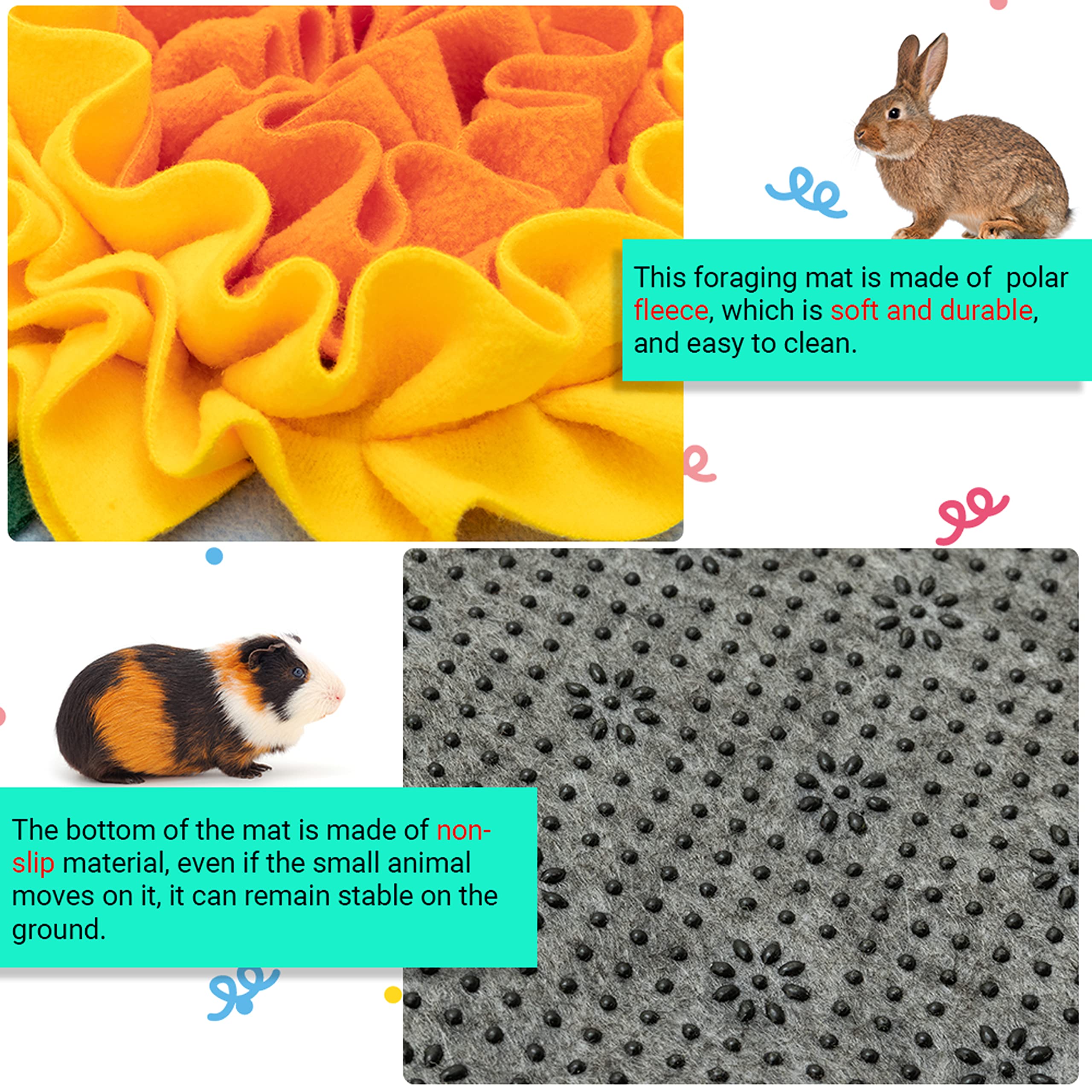 ORZECHKO Machine-washable polar fleece is easy to clean.