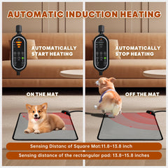 Orznez heating pad anti-slip bottom keeps pad steady