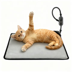 Orznez Pet Heating Pad top view shows roomy surface for lounging pets