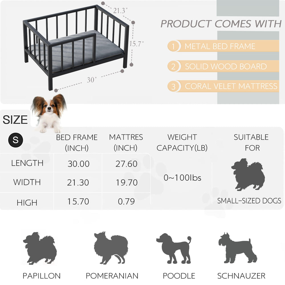 OSCHF dog bed rails side profile shows secure, cozy enclosure