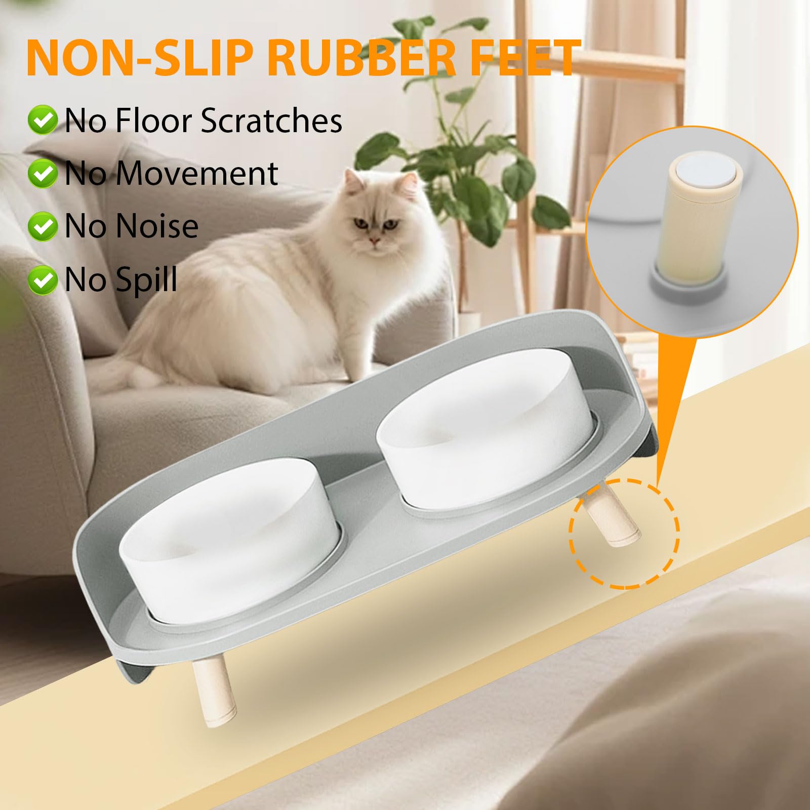 Oskrieel gray-finish bowls suit modern kitchens and declutter mealtime.