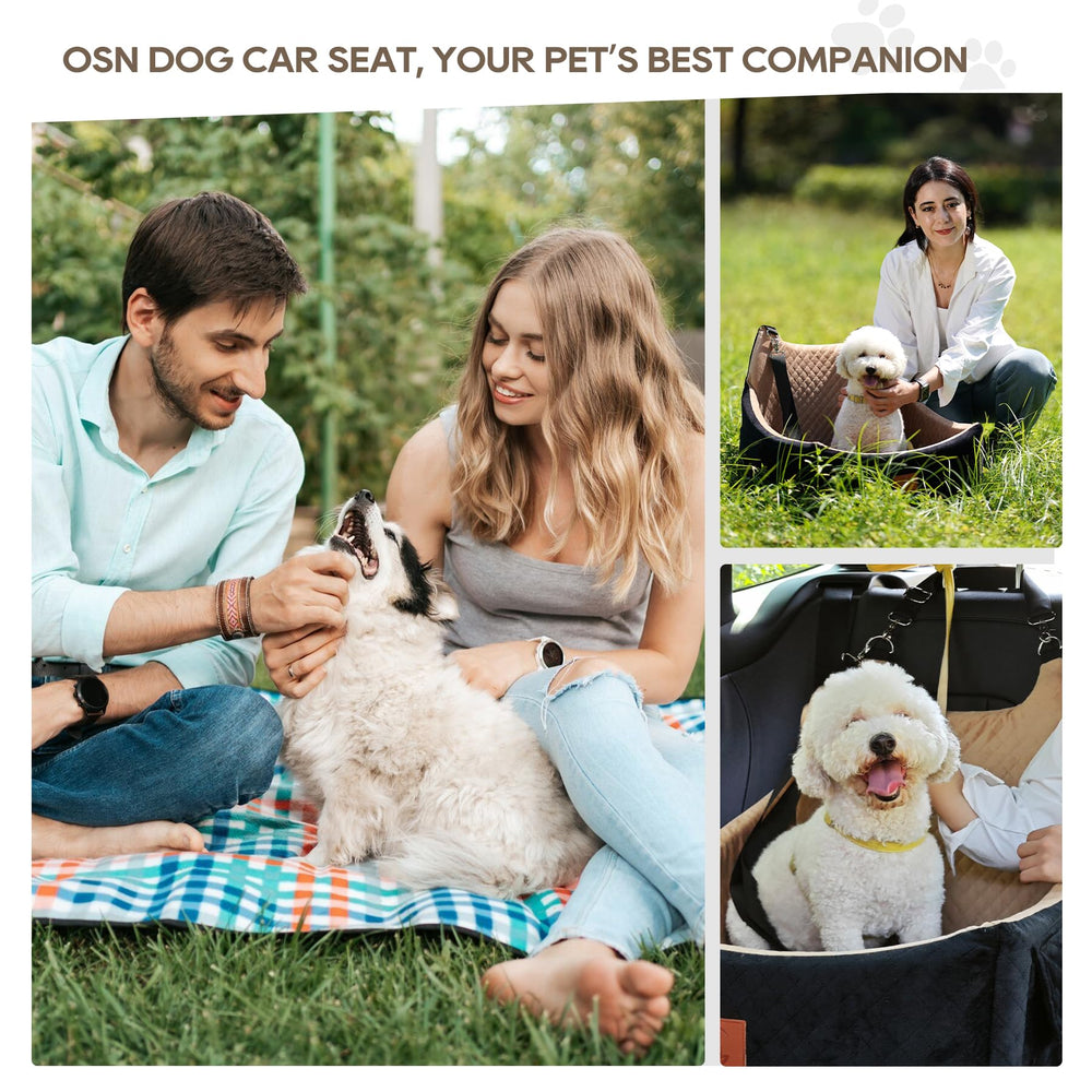 OSNBATN dog car seat measures 19.7 inches for versatile fits.