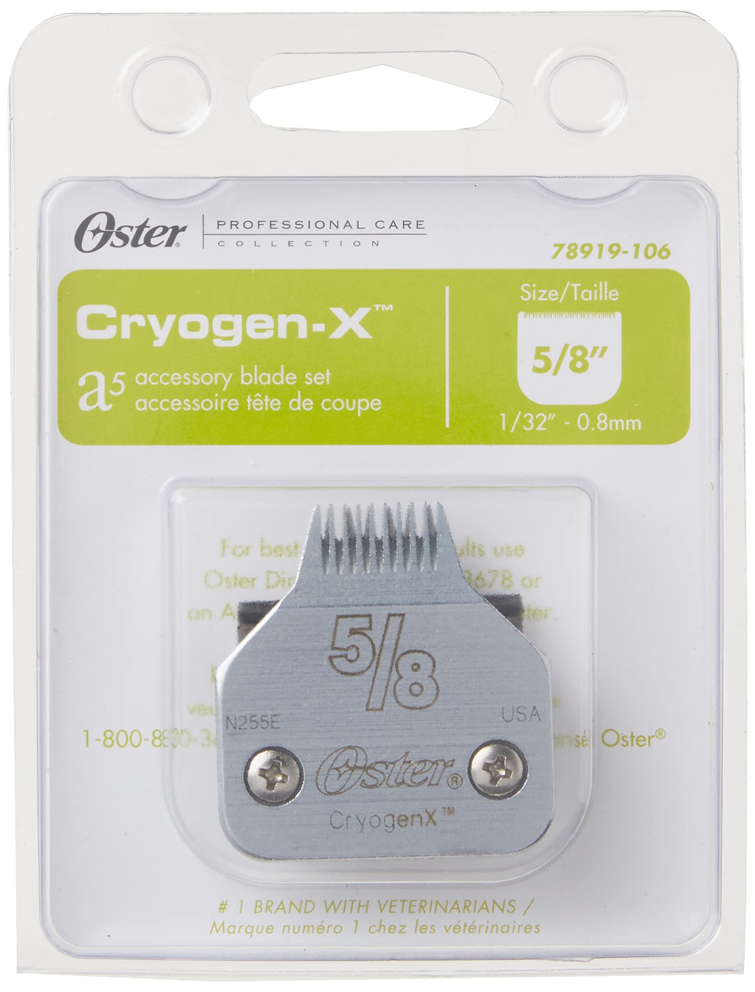 Oster Cryogen-X cooling effect demonstrates cooler blade during use.