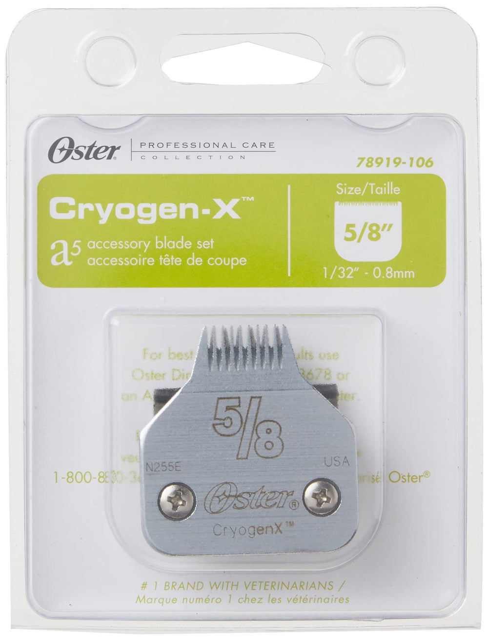 Oster Cryogen-X cooling effect demonstrates cooler blade during use.