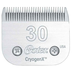 Oster Cryogen-X Pet Clipper Blade 30 close-up for precise grooming and smooth cuts.