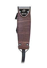Oster Fast Feed Pivot Motor Clipper with wood housing for quiet, powerful grooming.