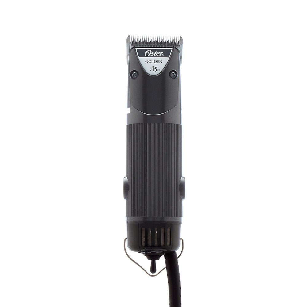 Oster Golden A5 two-speed clipper switch for precise grooming tasks.
