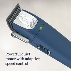 Oster Professional Fast Feed clippers blue blade adjustment for precise length control