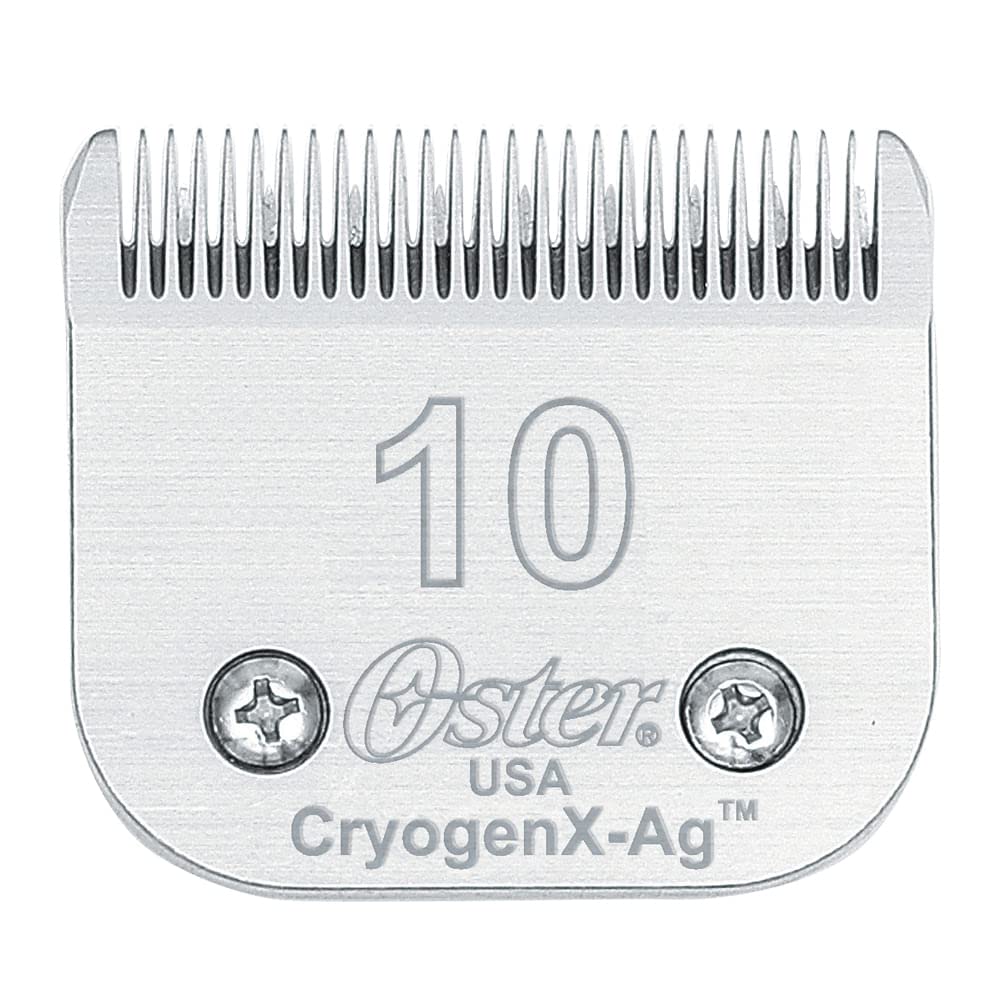 Oster replacement blade size 10 for cryogenx clippers delivers precise 1/16 inch cuts for grooming.