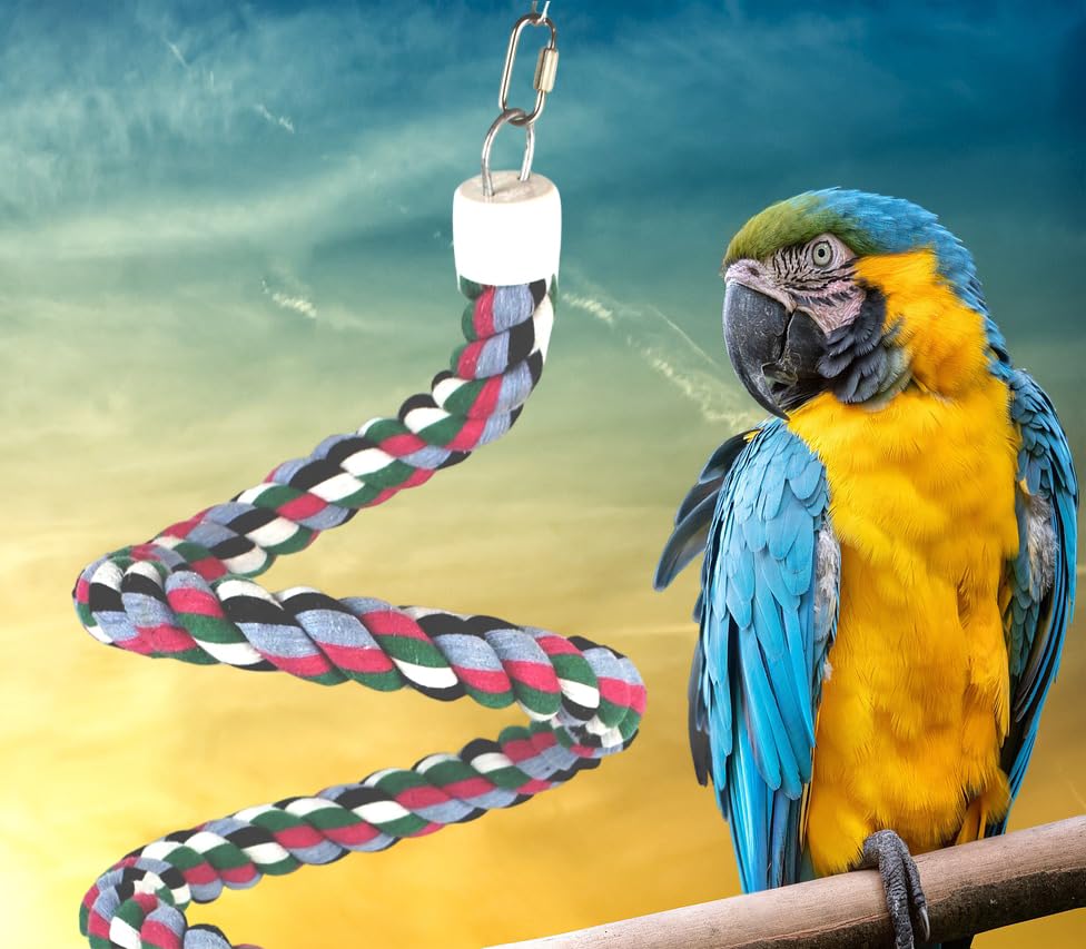 OSWINMART easy-clean design for hygienic bird toys