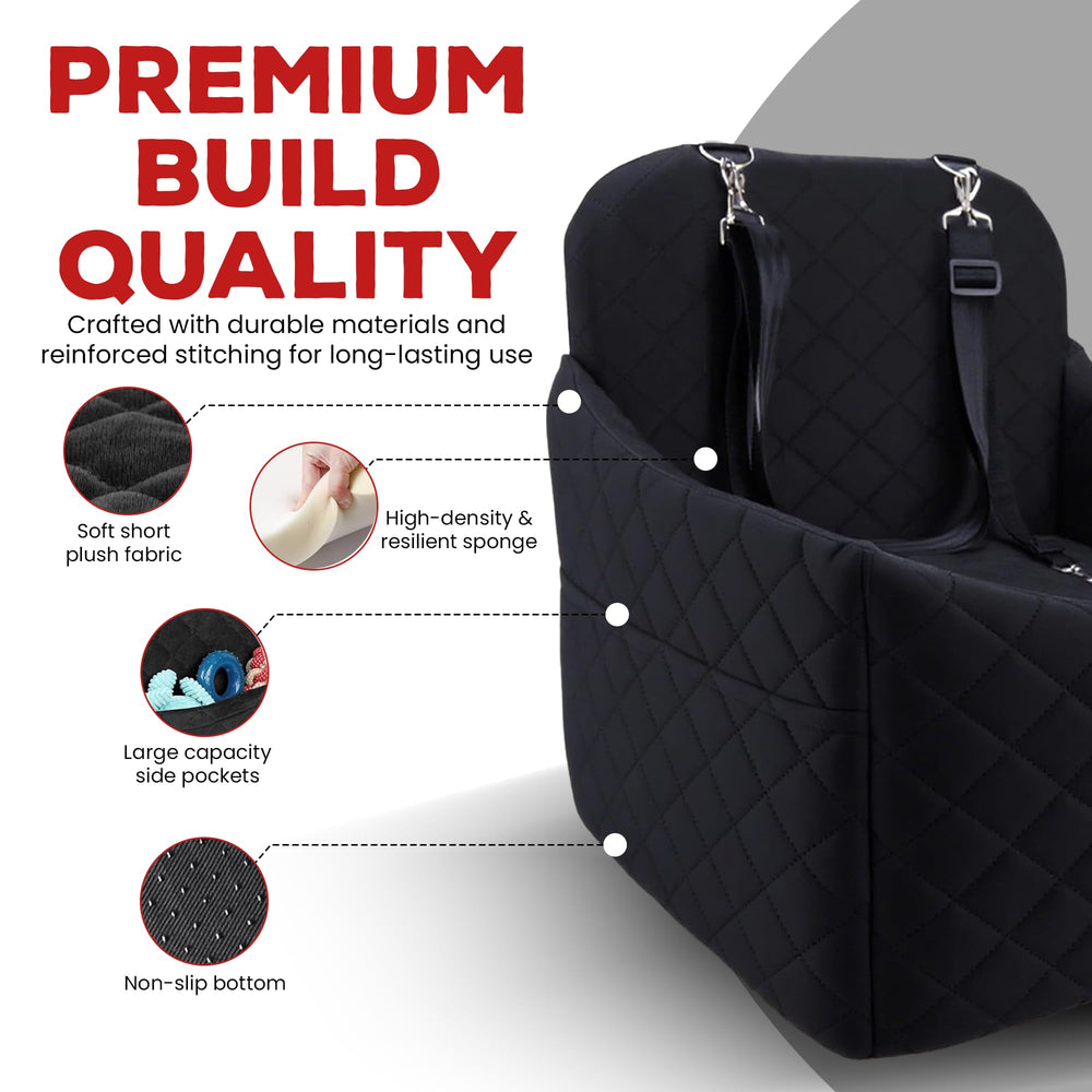 Otalar dog seat safety belts keep pets secure during car trips.