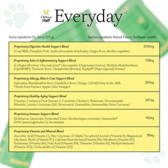 Other Half Everyday digestive-health ingredients image highlights prebiotic probiotic and pumpkin for gut balance