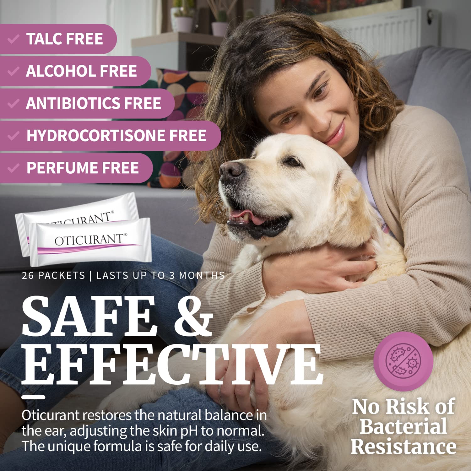 OTICURANT Sweden GMP manufacturing tag emphasizes quality and safety.