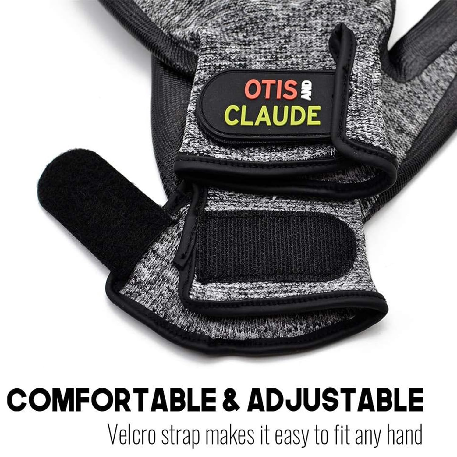 Guantes Otis y Claude lavables a máquina para limpieza rápida.