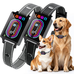 OTK Dog Bark Collar pack two on table for multi-dog households