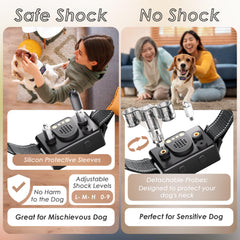 OTK Dog Bark Collar safety mode highlights humane stimulation control