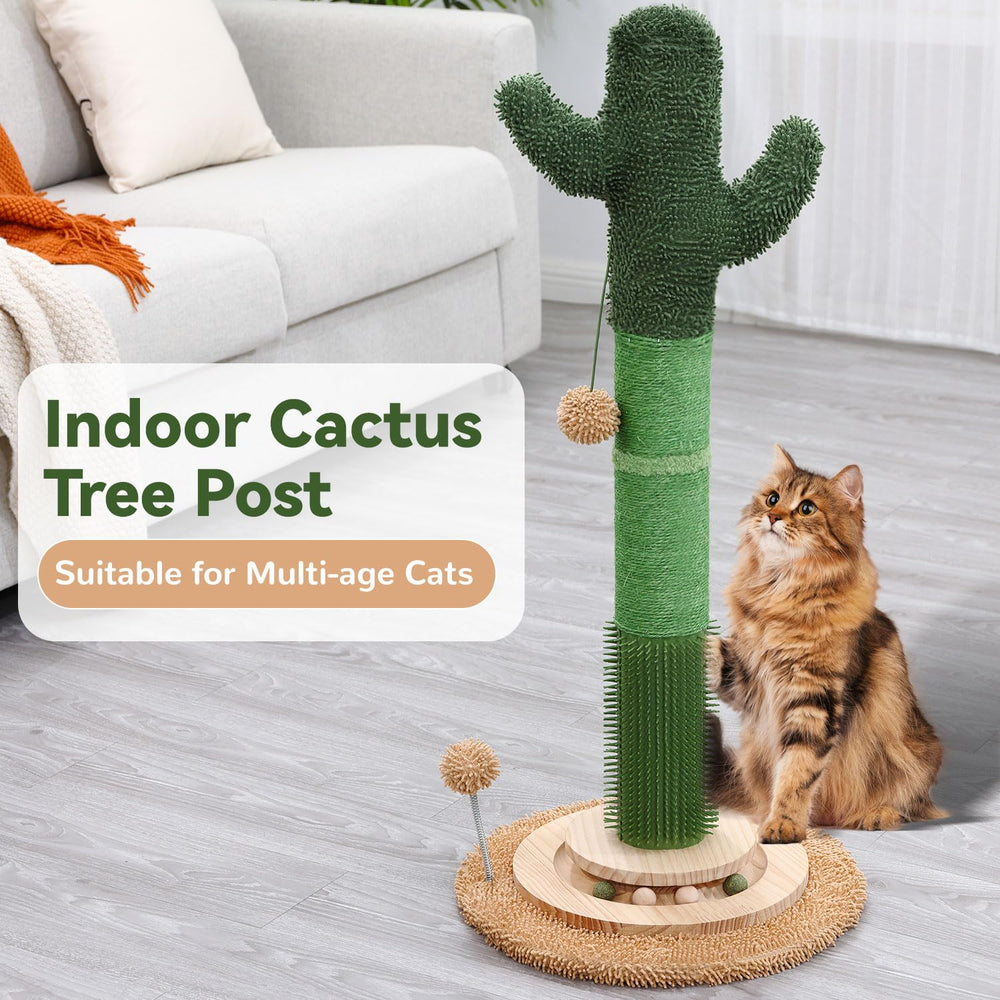 OTOB green/brown cactus design complements modern interiors while protecting furniture.