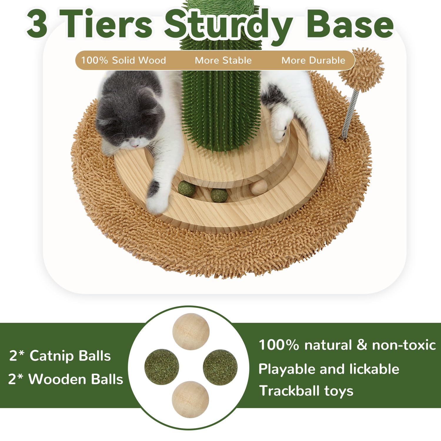 OTOB soft ball toys add engaging sensory play for curious cats.