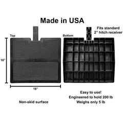 Otto Step pet ramp hitch 2inch installation shows tool-free setup across vehicles