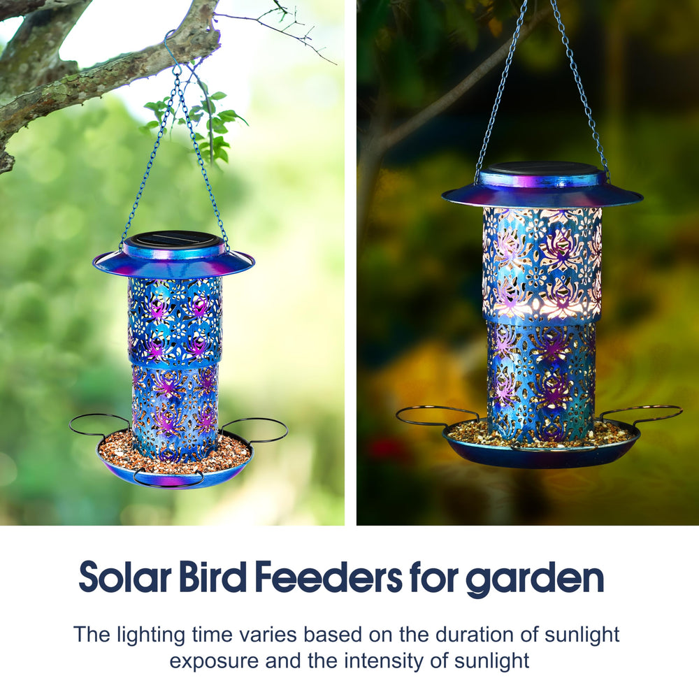 Ottsuls metal bird feeder anti-rust coating—durable weatherproof design for year-round use.