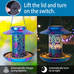 Ottsuls weatherproof metal feeder anti-rust coating withstands outdoors