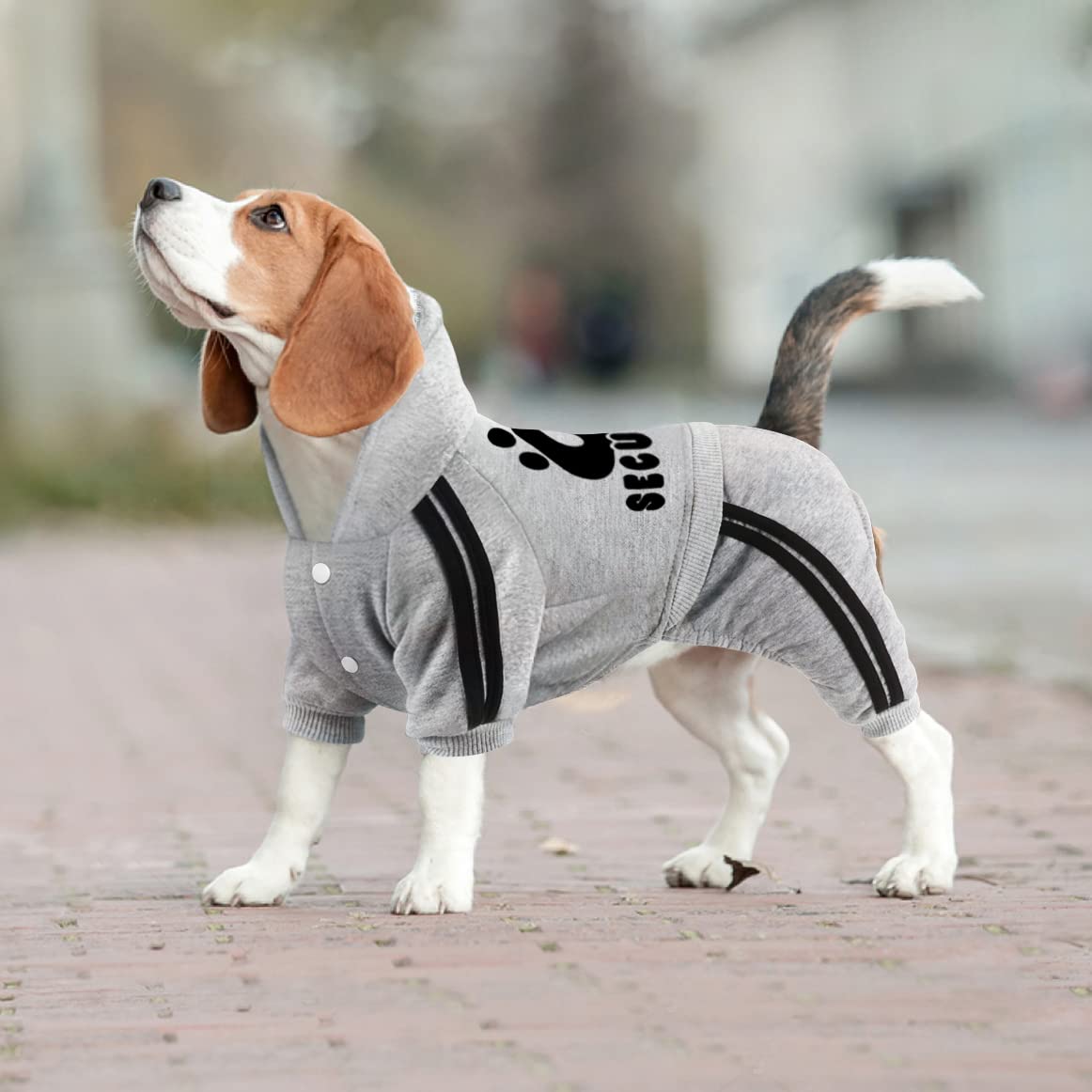 Otunrues dog hoodie cotton fabric close-up shows skin-friendly material