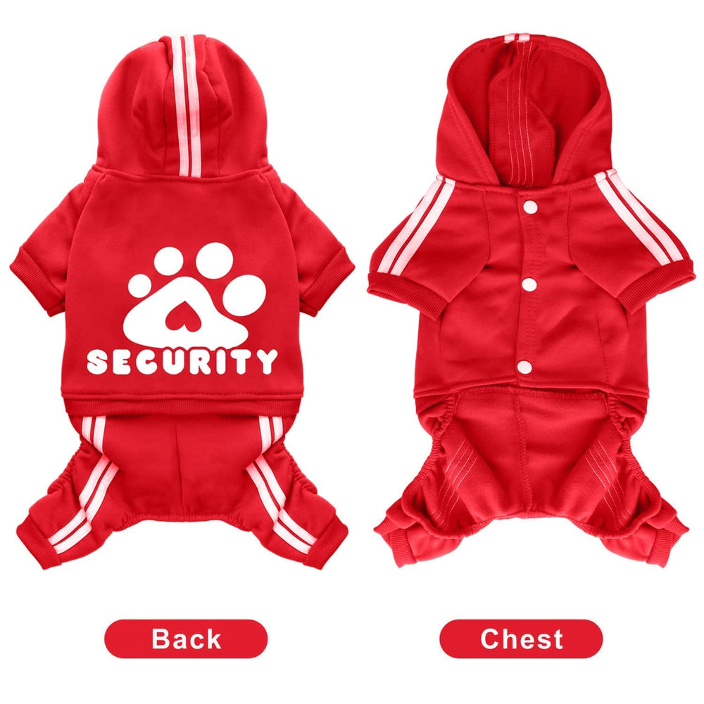 Otunrues dog hoodie snap-closure close-up for easy dressing