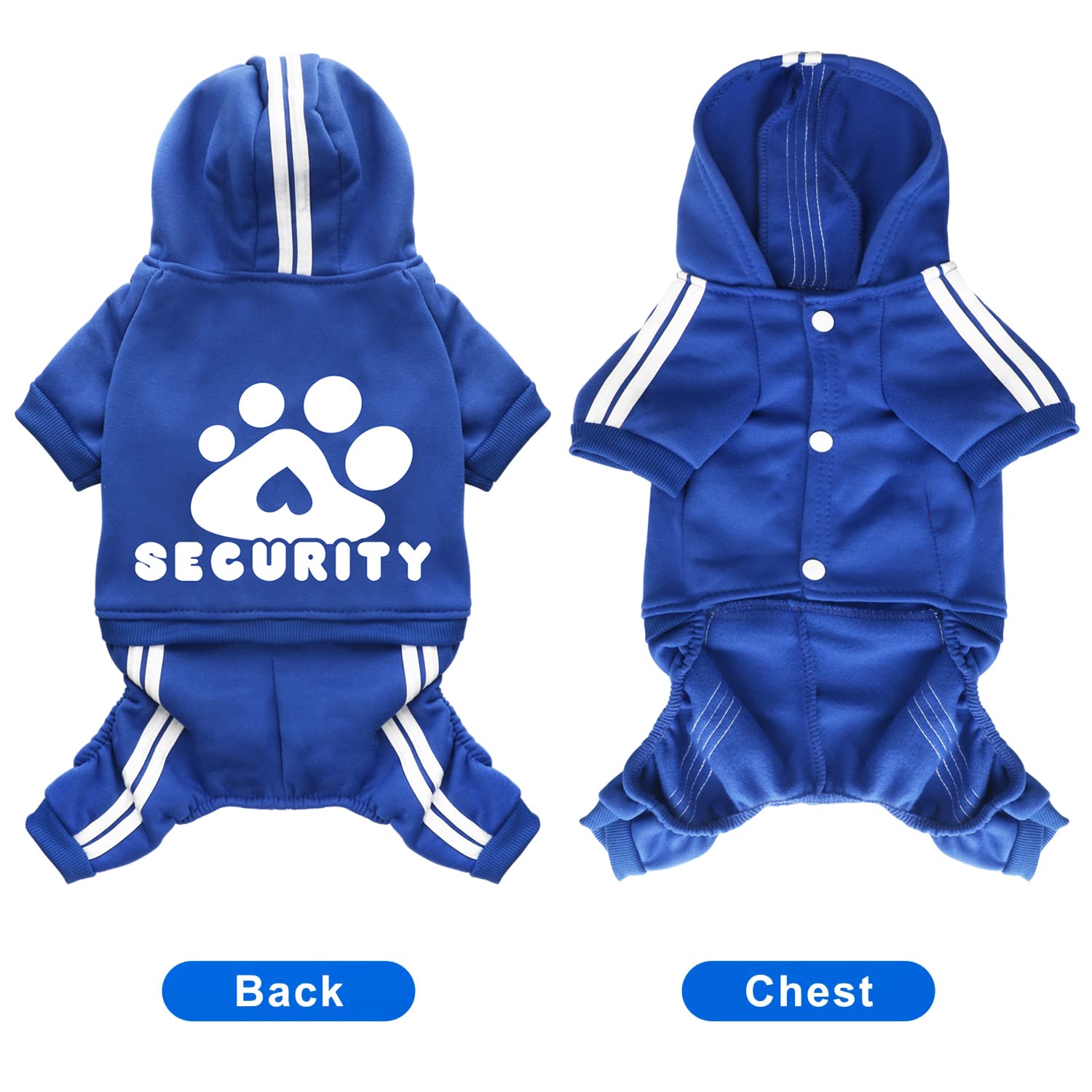 Otunrues dog hoodie machine washable fabric for easy care
