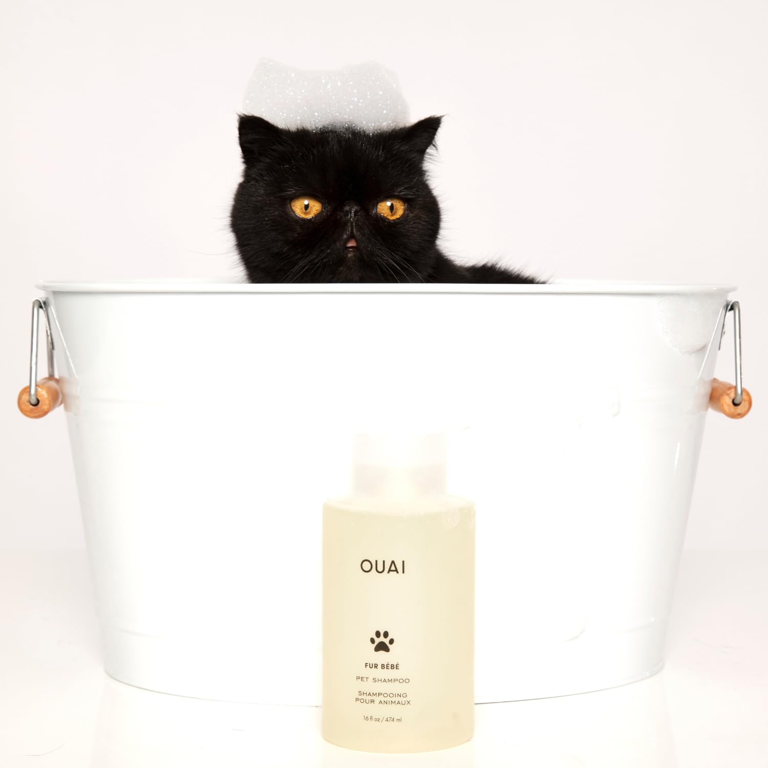 Panthenol near OUAI Fur Bébé delivers a shiny finish