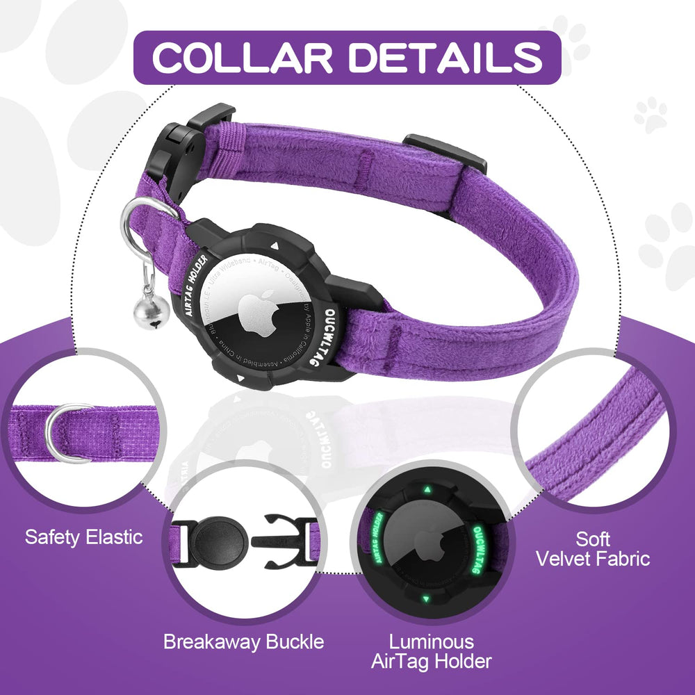 OUCWLTAG integrated AirTag holder keeps tag secure