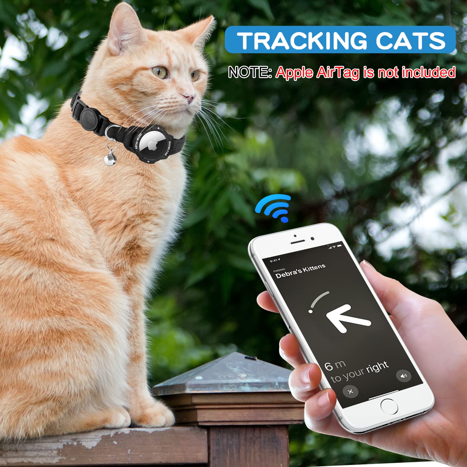 Night visibility with luminous case enhances pet tracking after dark