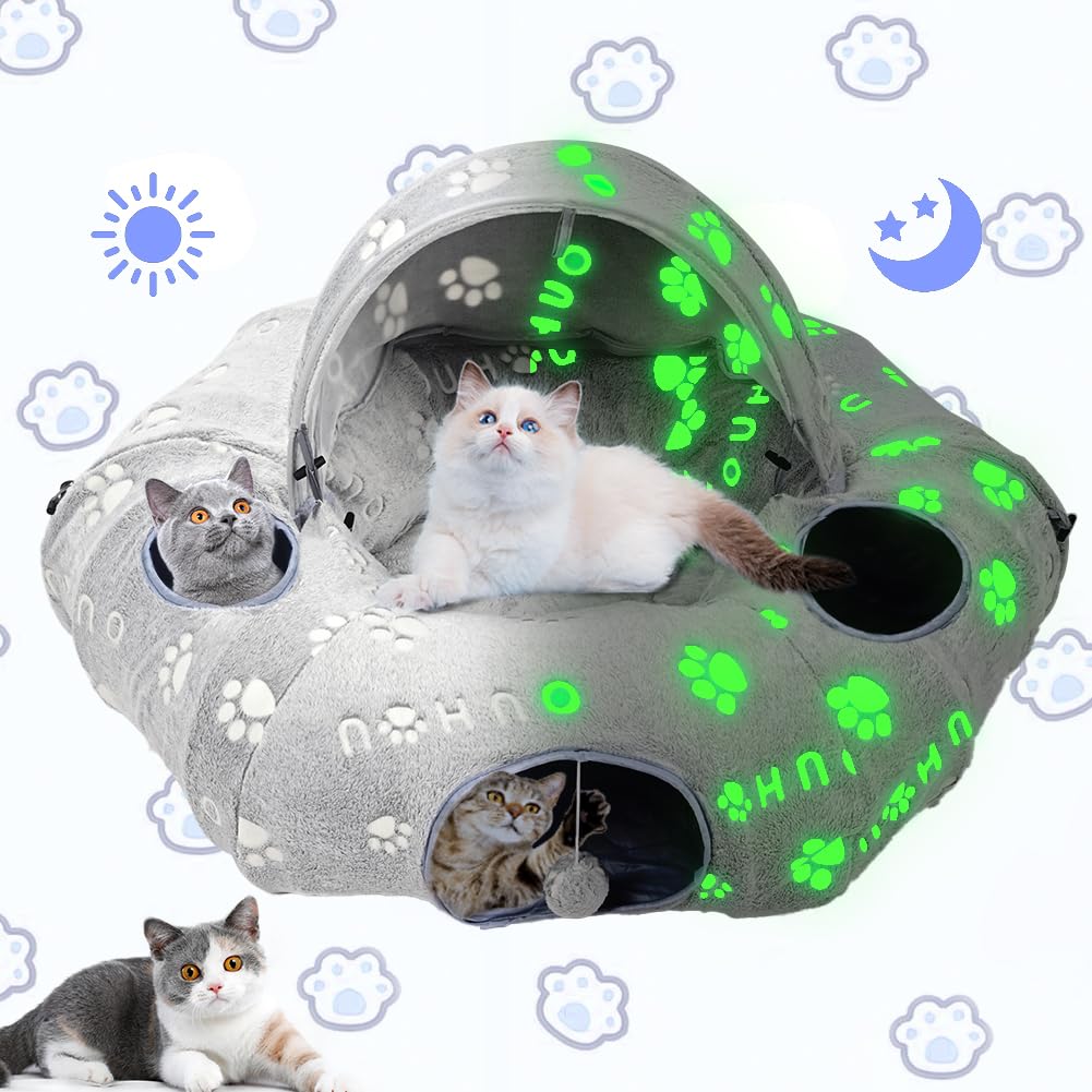 OUHOU non-slip bottom keeps the tunnel stable during play