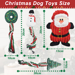 Ousiya Christmas dog toy snowman close-up highlights plush softness for gentle chewing