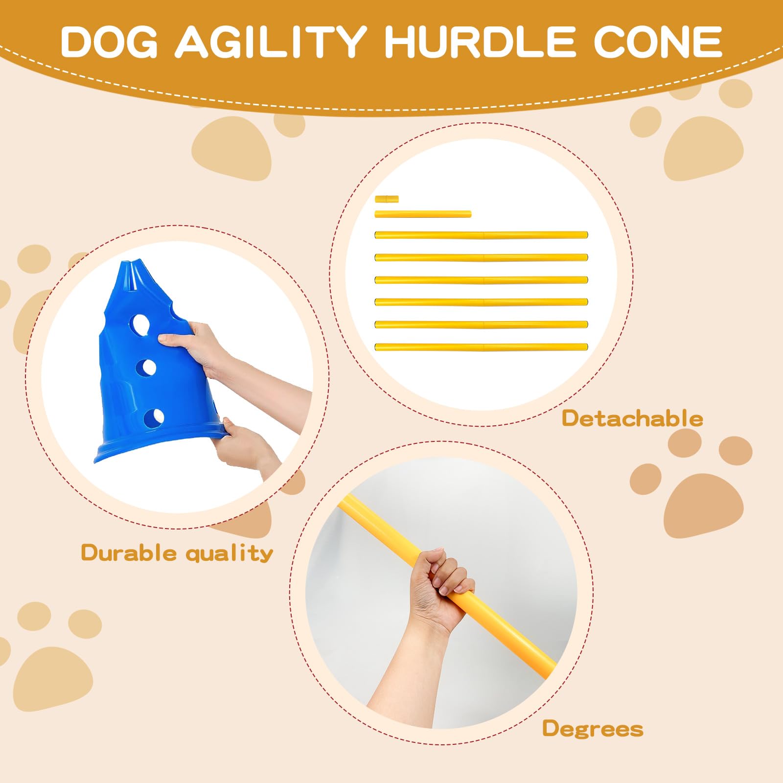 Oulores dog agility course backyard setup for home practice