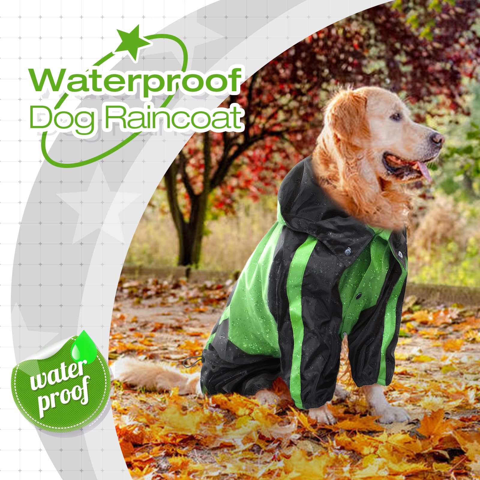 OUOBOB raincoat folded for travel and easy storage.