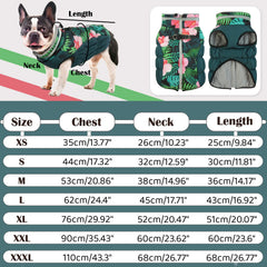 OUOBOB waterproof coat for large breeds protects against rain and snow