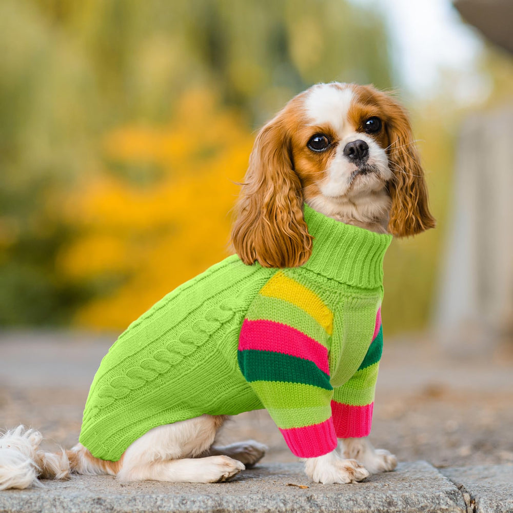 OUOBOB XLarge dog sweater available in nine sizes for accurate fit.