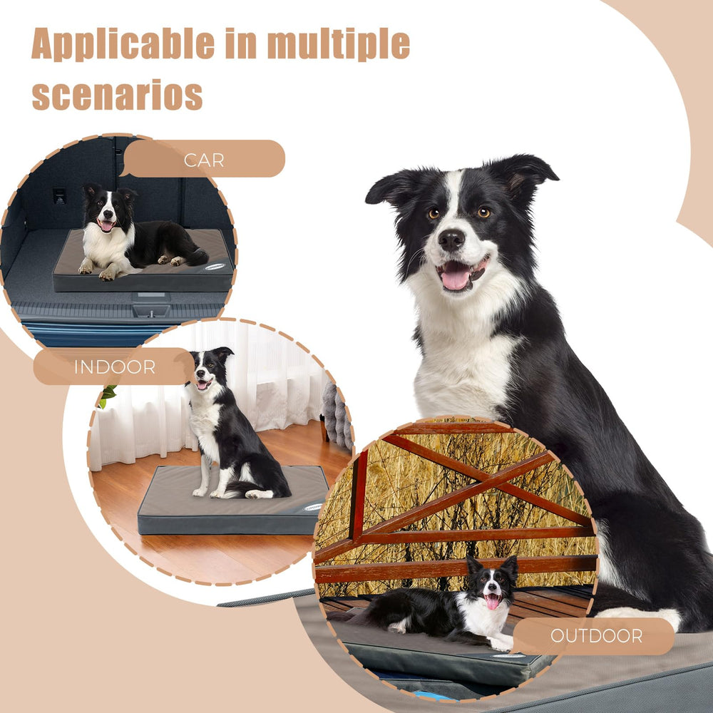OUPEIWAWA egg crate foam provides balanced support and airflow for comfort.